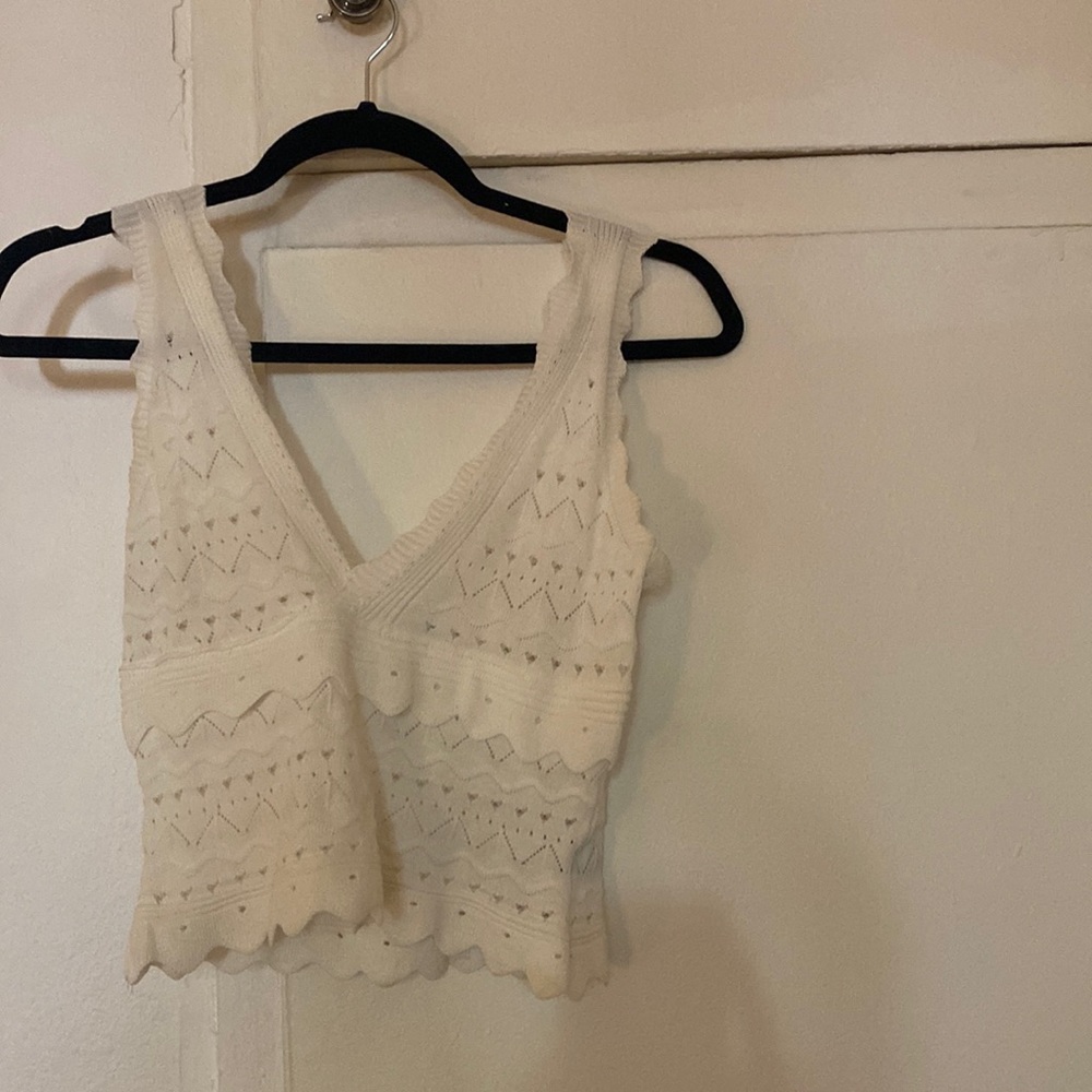 Knit tank top
